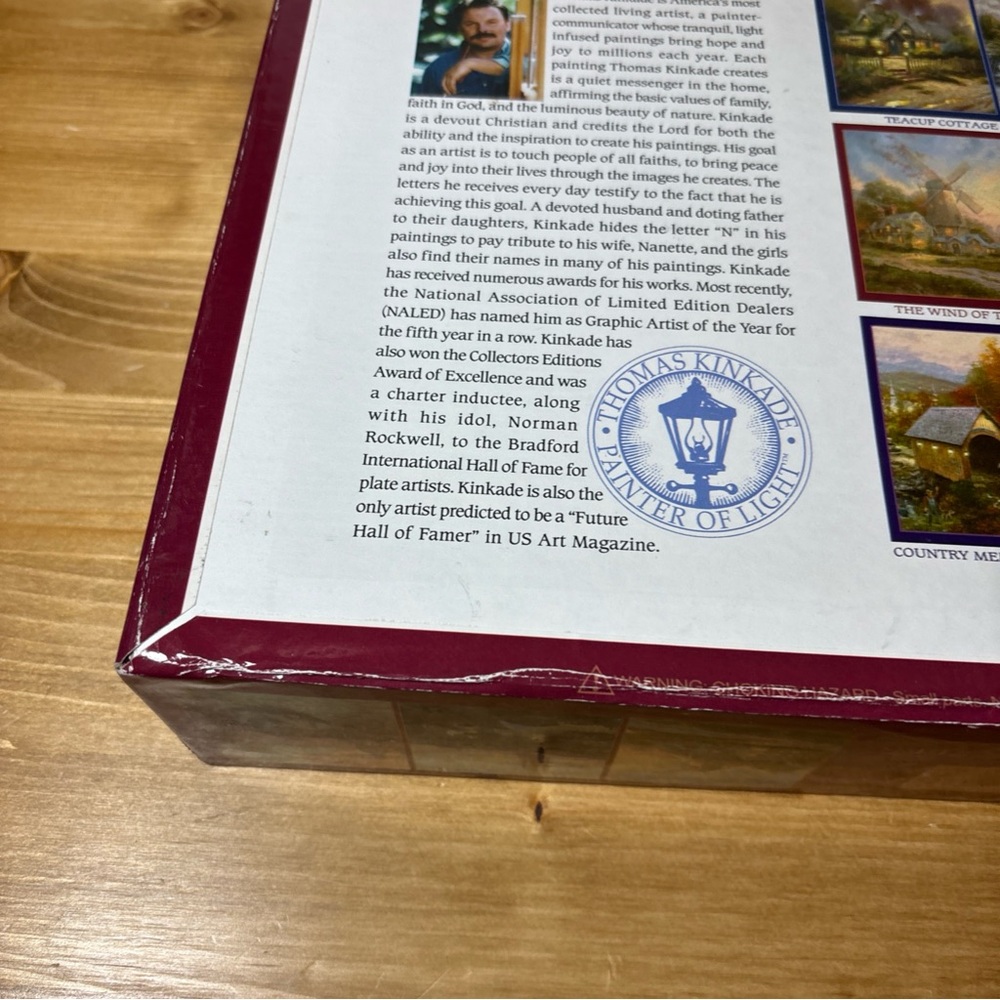 Thomas Kinkade Deluxe Set of Three (3) 500 Piece Jigsaw Puzzles - Picture 8 of 8